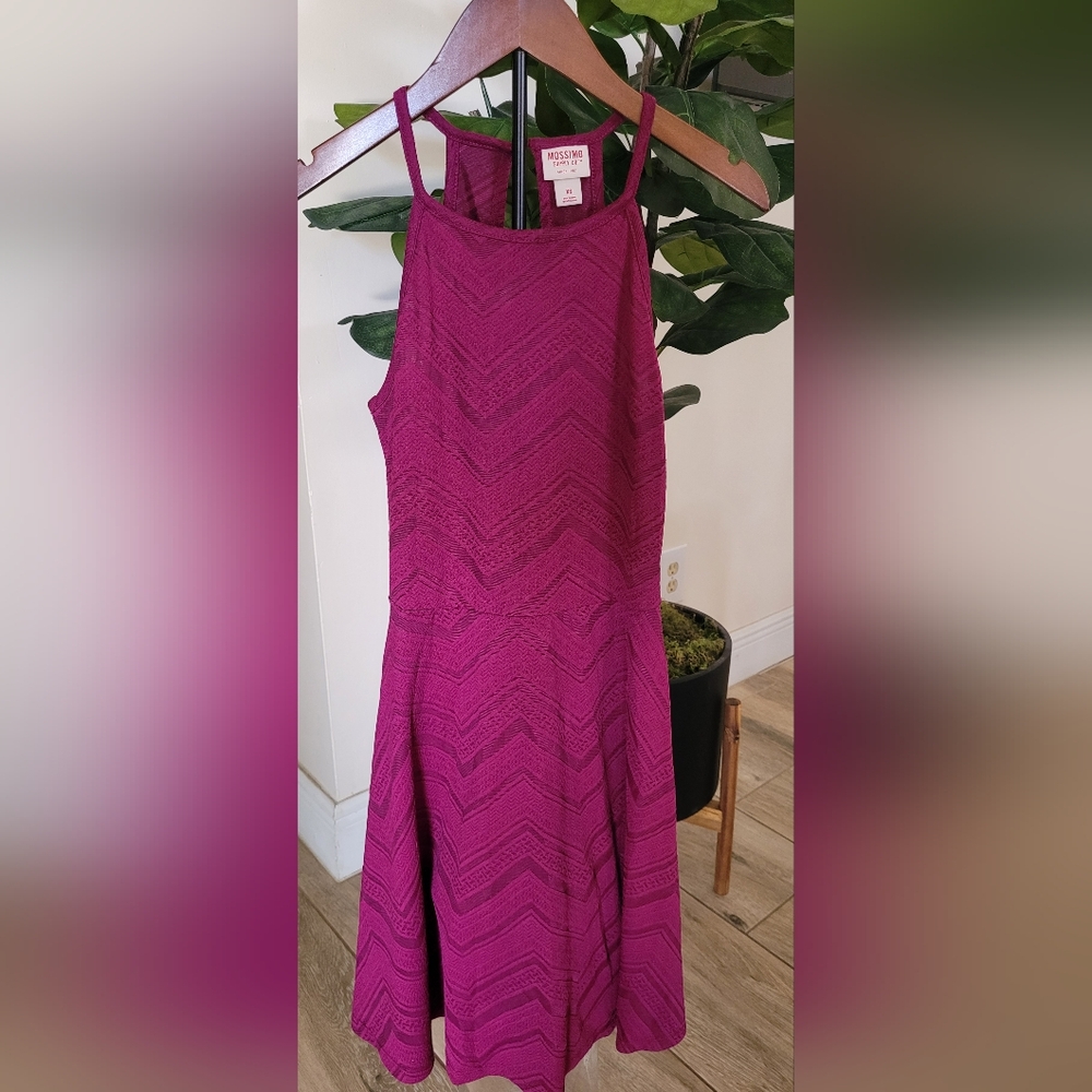 Mossimo Supply Co Pink Fit and Flare Mini Dress